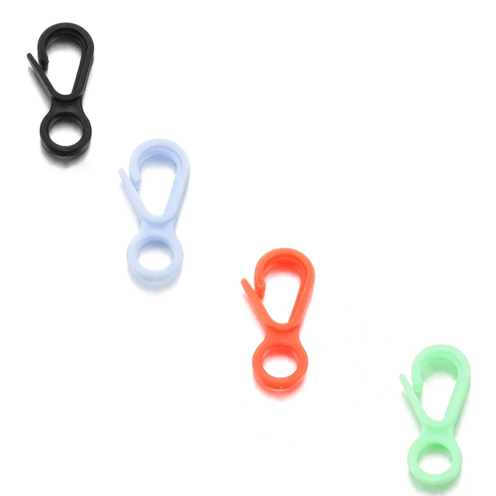 10 Упаковок 15*33 Мм Красочные Пластиковые Крючки С Застежкой-лобстером Концевые