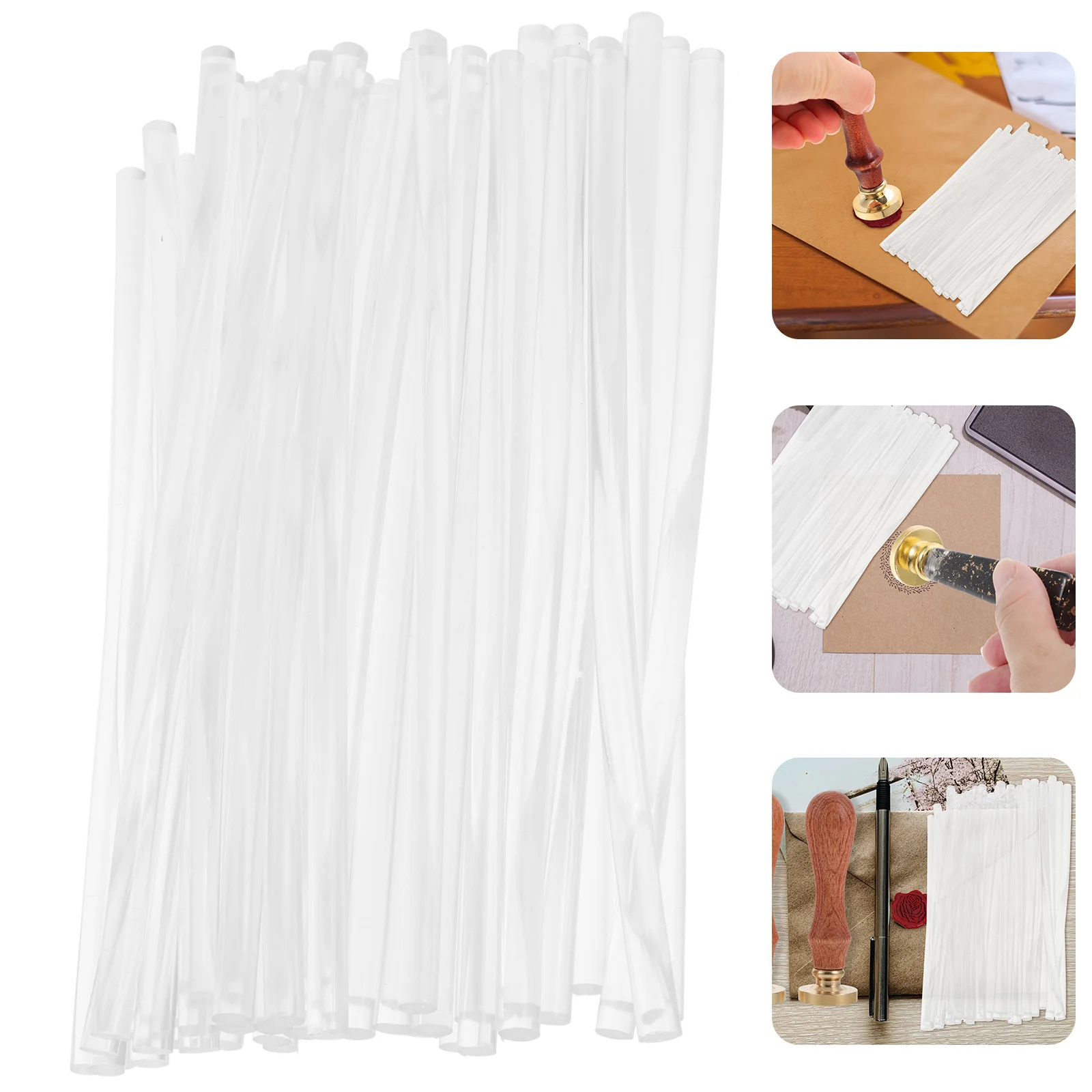 

50pcs Useful Party Multifunctional Glue Wax Seal Sticks Wax Sticks For Seal Stamp Wax Sticks Letter Wax Sticks Wax Seal Sticks