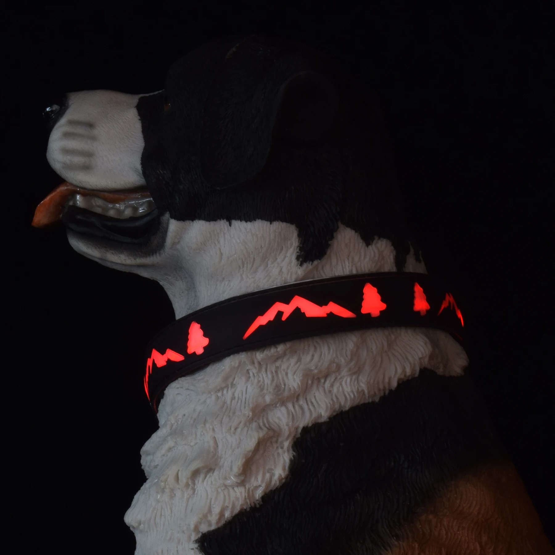 

Adjustable Flashing Pet Dog Collar Grow In Night Safety USB Rechargeable Nylon 8 Color Lights 15 Modes FlashingLed Dog Collars