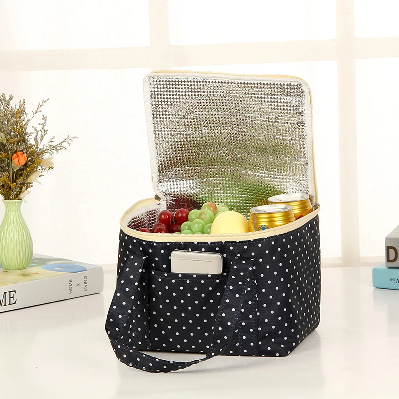 

Large Capacity Oxford Cloth Thermal Lunch Bags Portable Insulation Food Bento Storage Container Box Waterproof for Picnic Travel