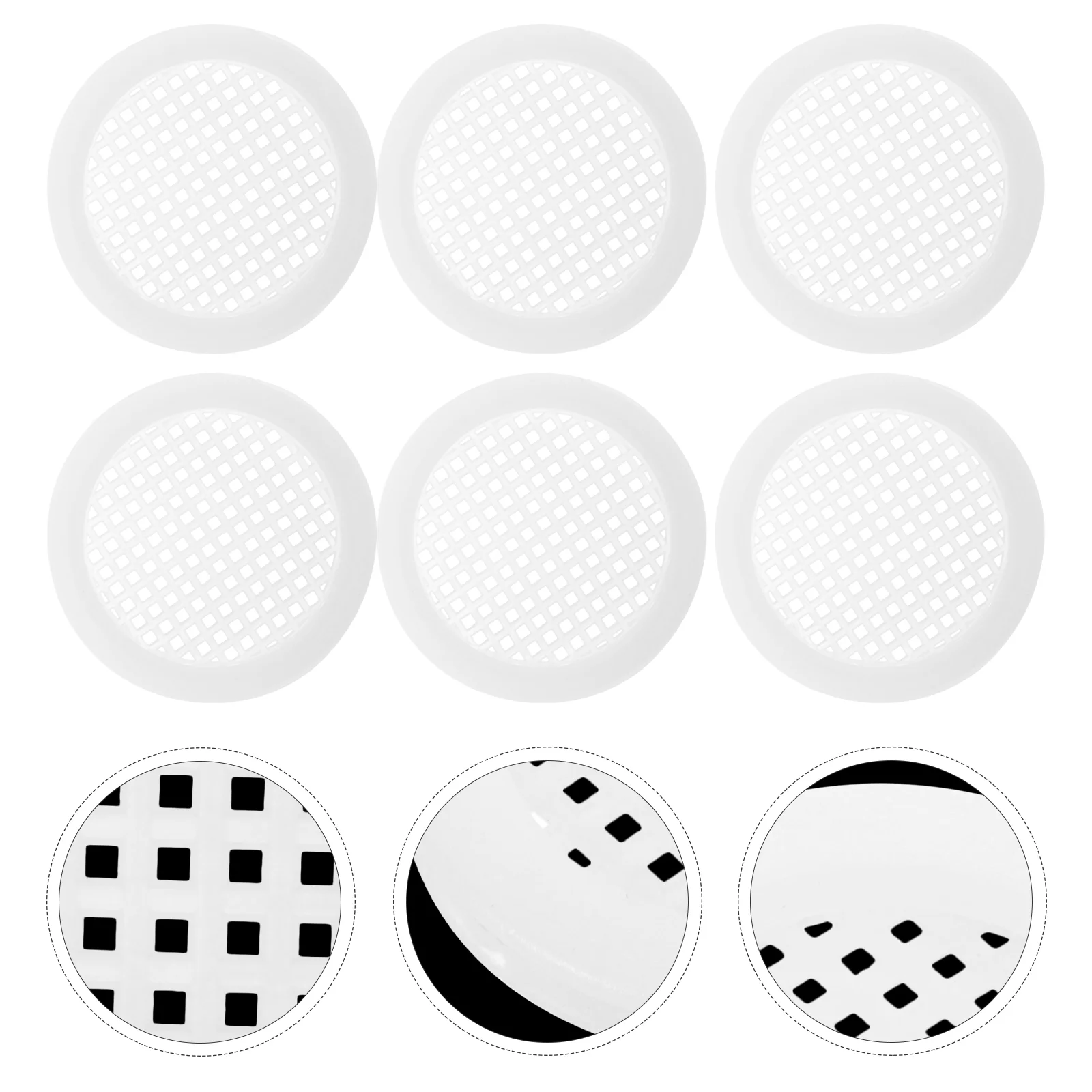 

20 Pcs Shoe Cabinet Ventilation Air Cover Decorative Covers Cupboard Soffit Door Plastic Bathroom Accessories