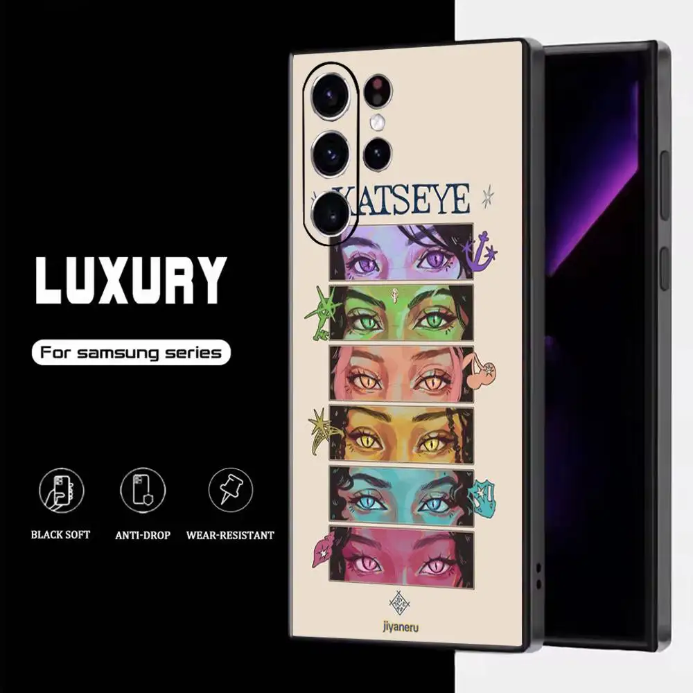 Фото K-Katseye Gnarly Group Phone Case For Samsung S25,S24,S23,S22,S21,S20,S10,Ultra,Plus,Lite,FE,Soft Silicone Black Cover №4