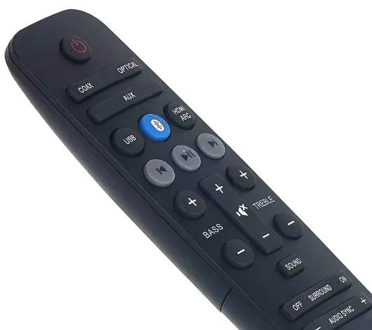 Фото Пульт дистанционного управления, совместимый с Philips HTL2163B HTL2163B/F7 A1037-26BA-004 CSS5235Y/93 CSS5235Y HTL3110B HTL3110B/F7 Sound bar №1