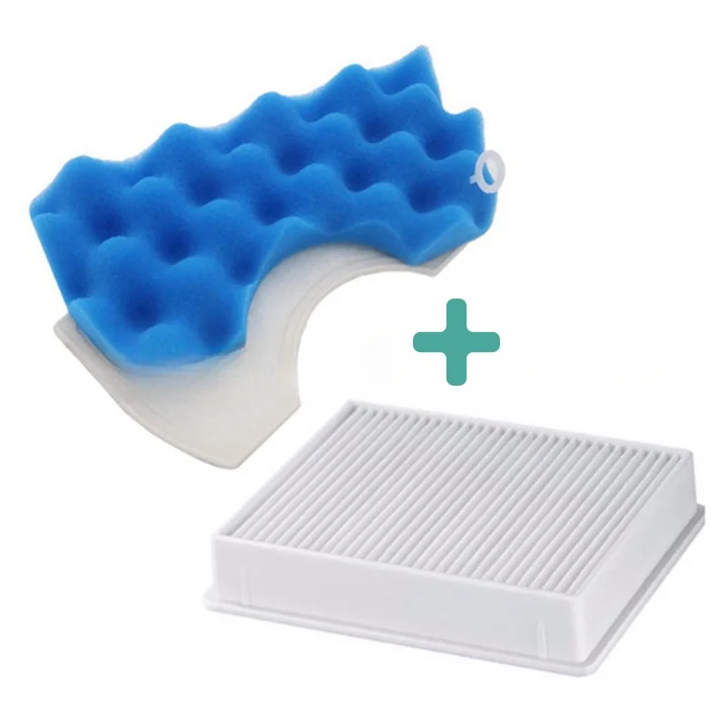 

1 комплект синего губчатого фильтра + 1 комплект пылевого фильтра Hepa для пылесоса Samsung DJ63-00669A SC43-47 SC4520 SC4740 VC-9625 VC-BM620