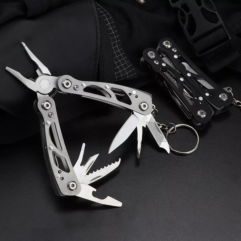 

Multifunction Pliers Stainless Steel Folding Knife Pliers Portable Outdoor Camping Multitool Pocket Mini Folding Pliers
