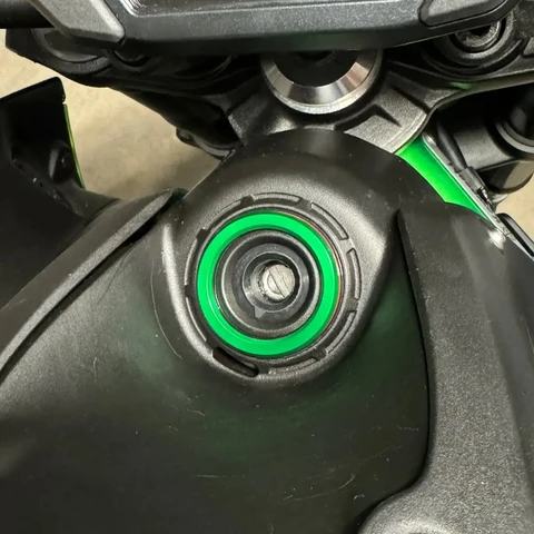 Для Kawasaki Z1000 Z1000SX Z 1000 SX 2003-2024 2023 2022 2021 аксессуары для мотоциклов брелок с ЧПУ крышка переключателя зажигания кольцо