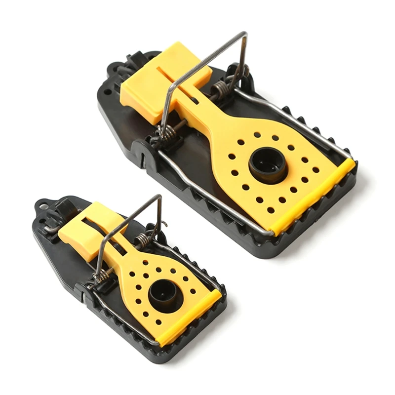 

K3NA Simulation Cheese Shape Design Mouse Trap Bait Snap Spring Rodent Catcher