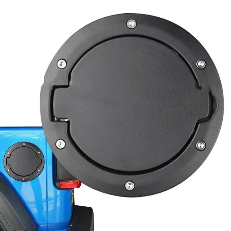 

Automotive Tank Cover Car Fuel Lid Wire Oil Tank Cover Line Black Automotive Aluminum Alloy Tank Lid Cover For 07-16 Vehicles