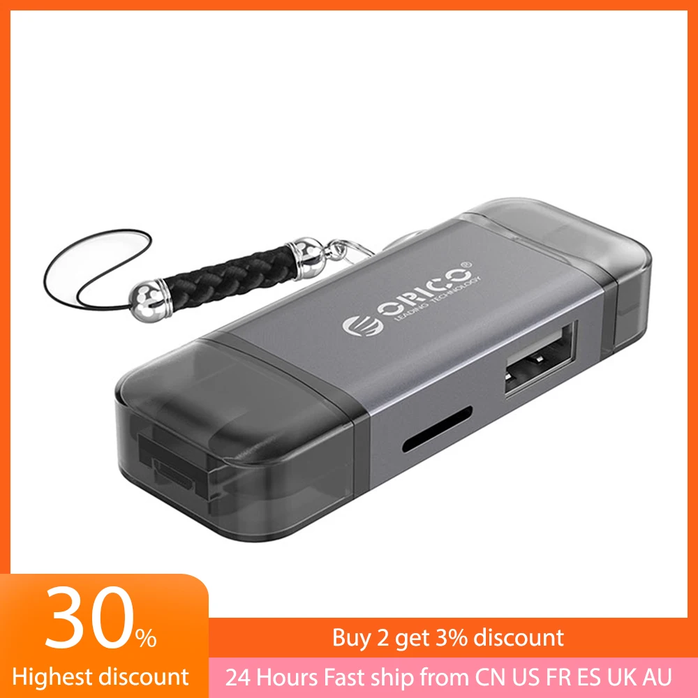 

6 in 1 Card Reader High Speed USB2.0 / 3.0 Multifunctional Memory Card Adapter Support TF / USB