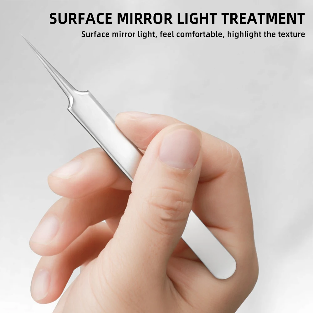 Немецкий Сверхтонкий Пинцет № 5 для чёрных точек клипса специальный инструмент