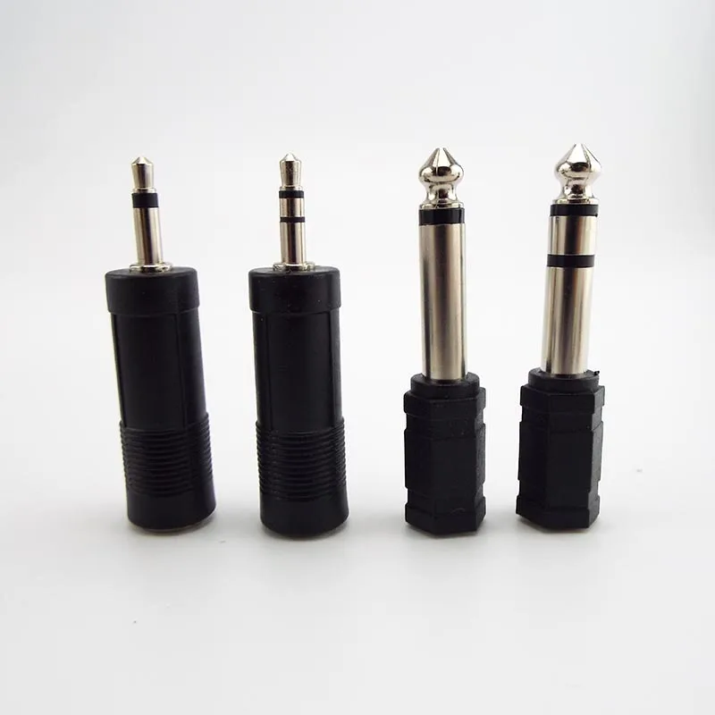 

2 Pole 3 Pole Adapter 6.35mm 6.5mm 1/4" mono Male to 3.5mm 1/8" Female Connector Jack Speaker Terminal Plug Headphone