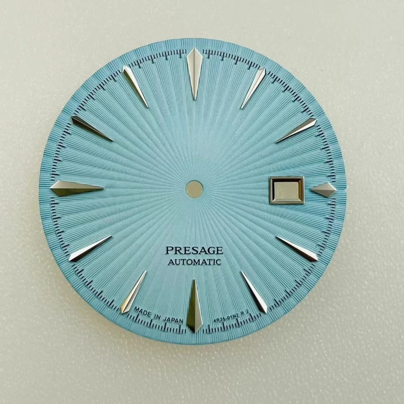 Циферблат 35 мм NH35 S матовая поверхность розовый гвоздь применимый механизм 3 0 8