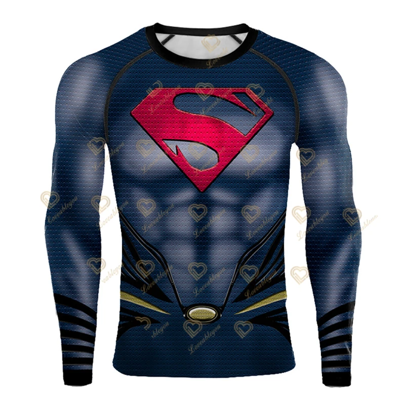 Quick Dry Fit Men's Compression T-Shirt Gym Training Workout Clothes Cosplay Short Sleeve Fitness Tee Tops Running Sport Shirt