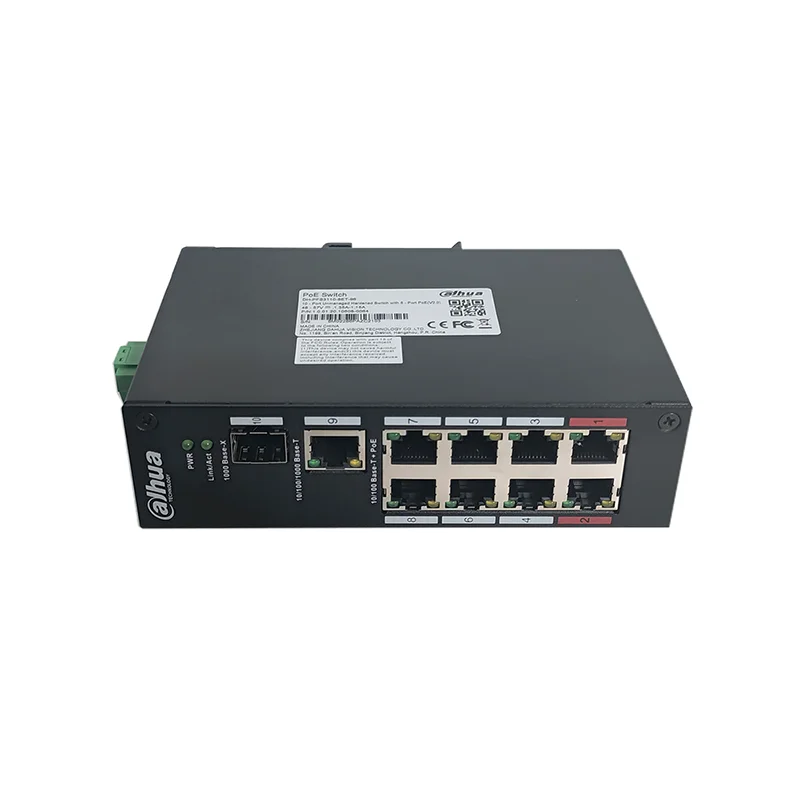 Переключатель Dahua PFS3110-8ET-96 PoE 8 портов бесплатная доставка BT 90 Вт двойное резервное