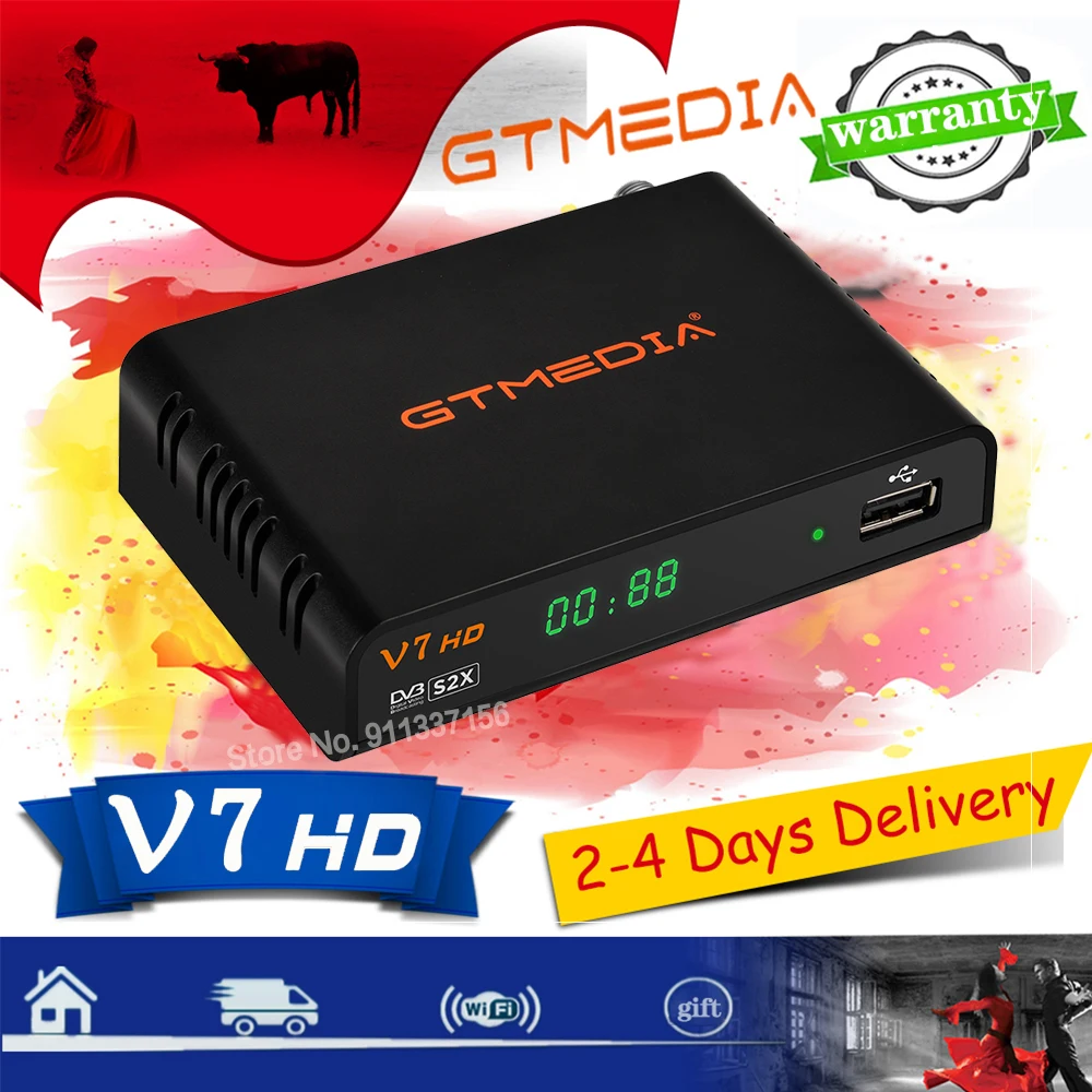 

2022 Best Gtmedia V7 hd/S5X 1080P Same as GTmedia V7 S2X No App