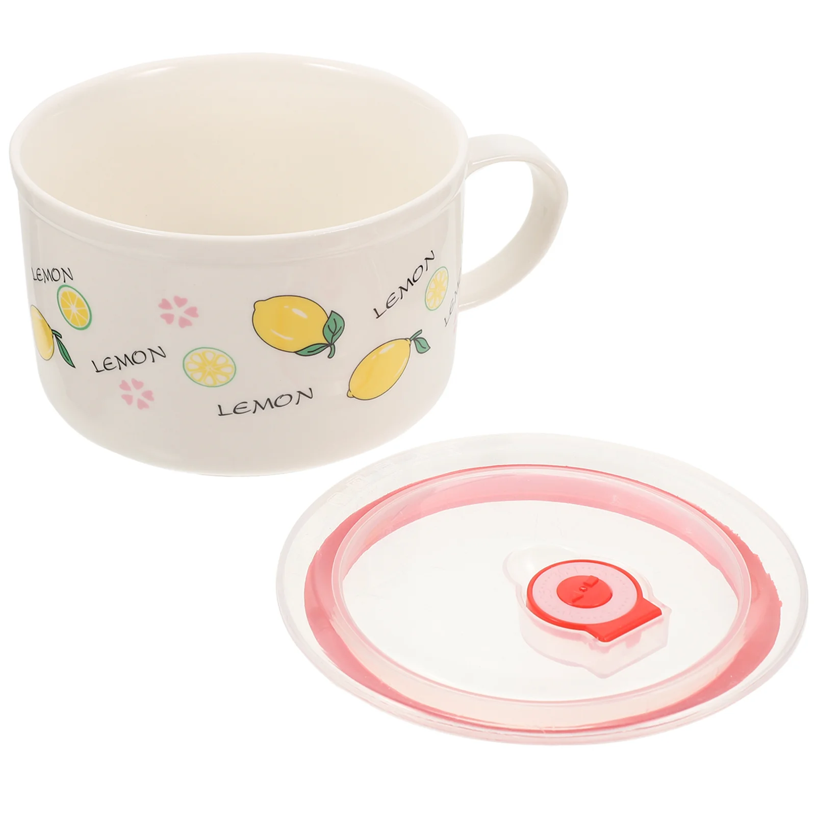 

Cute Breakfast Bowl Rice Bowls Japanese Soup Mug Ceramic Sealing Bento Food Container Lid Oatmeal Lunch Small Milk Stew