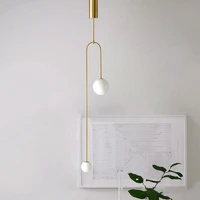 geometric chandelier modern minimalist creative lamp art light luxury bedroom bedside lamps minimalist decor indoor lighting