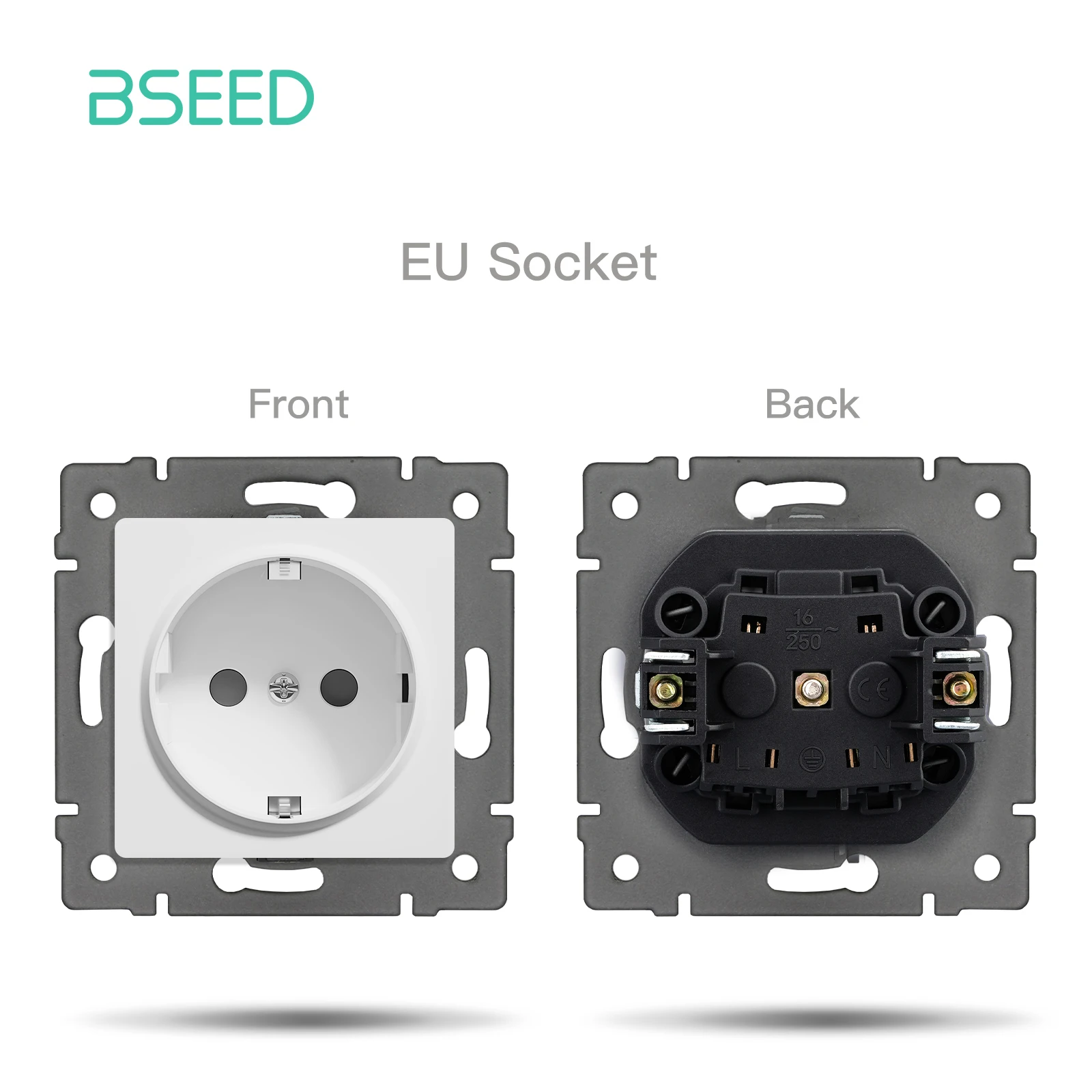 

БSEED настенный выключатель 1/2 gang USB Type-C