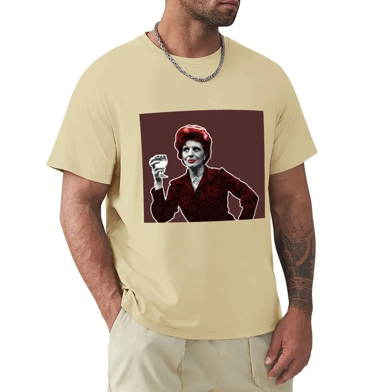 Футболка мужская облегающая большого размера с рисунком манги