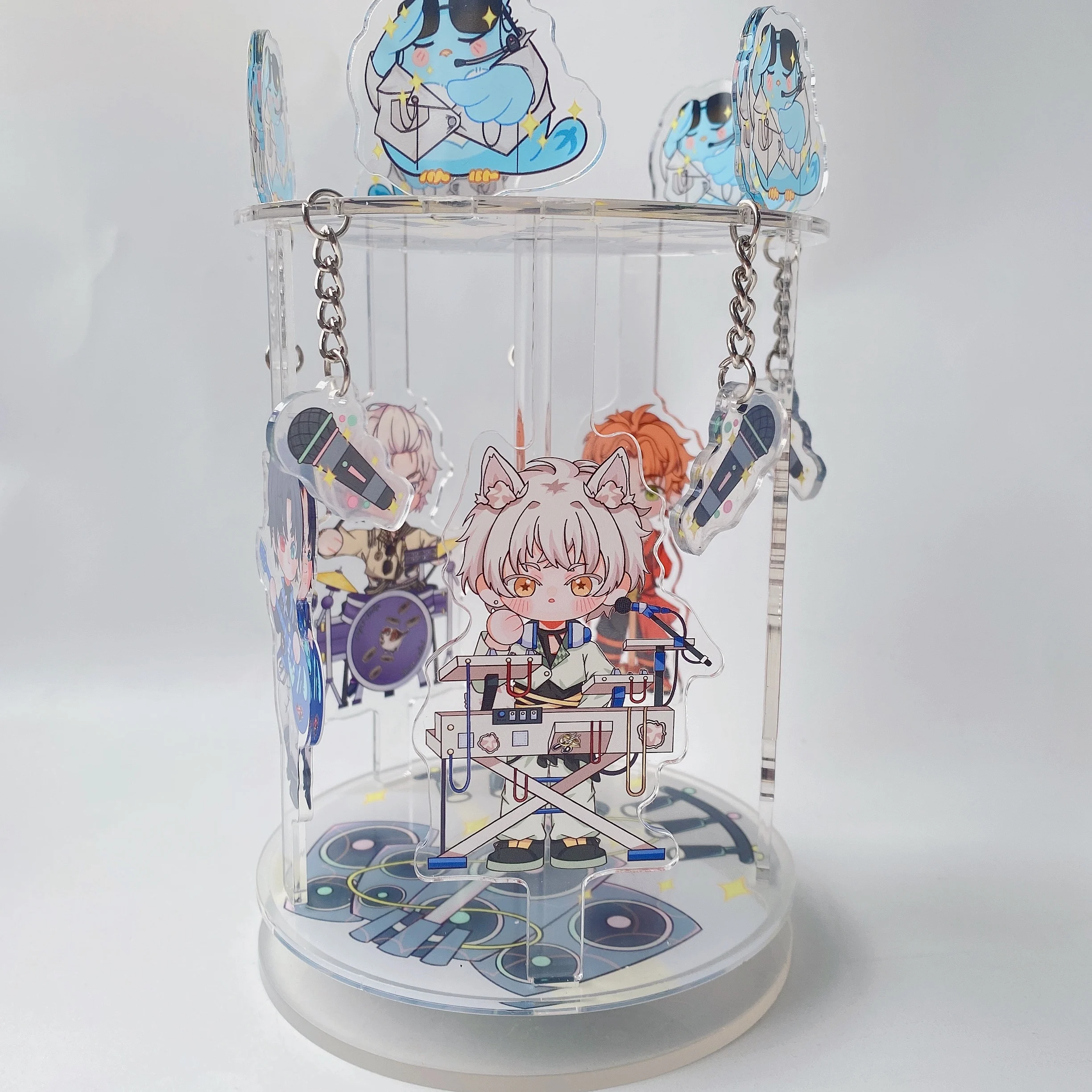 

Женская и Ночная подставка Osborn Sariel Jesse charte Cute Merry-Go-Round, модель, искусственная мультяшная настольная декорация, косплей