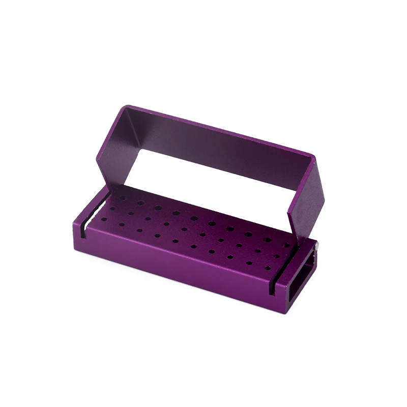 

Aluminum Dental Disinfection Box Autoclave Sterilizer Case Burs Endo Files Holder 30 Holes For Burs Dentist Instrument Tools Lab