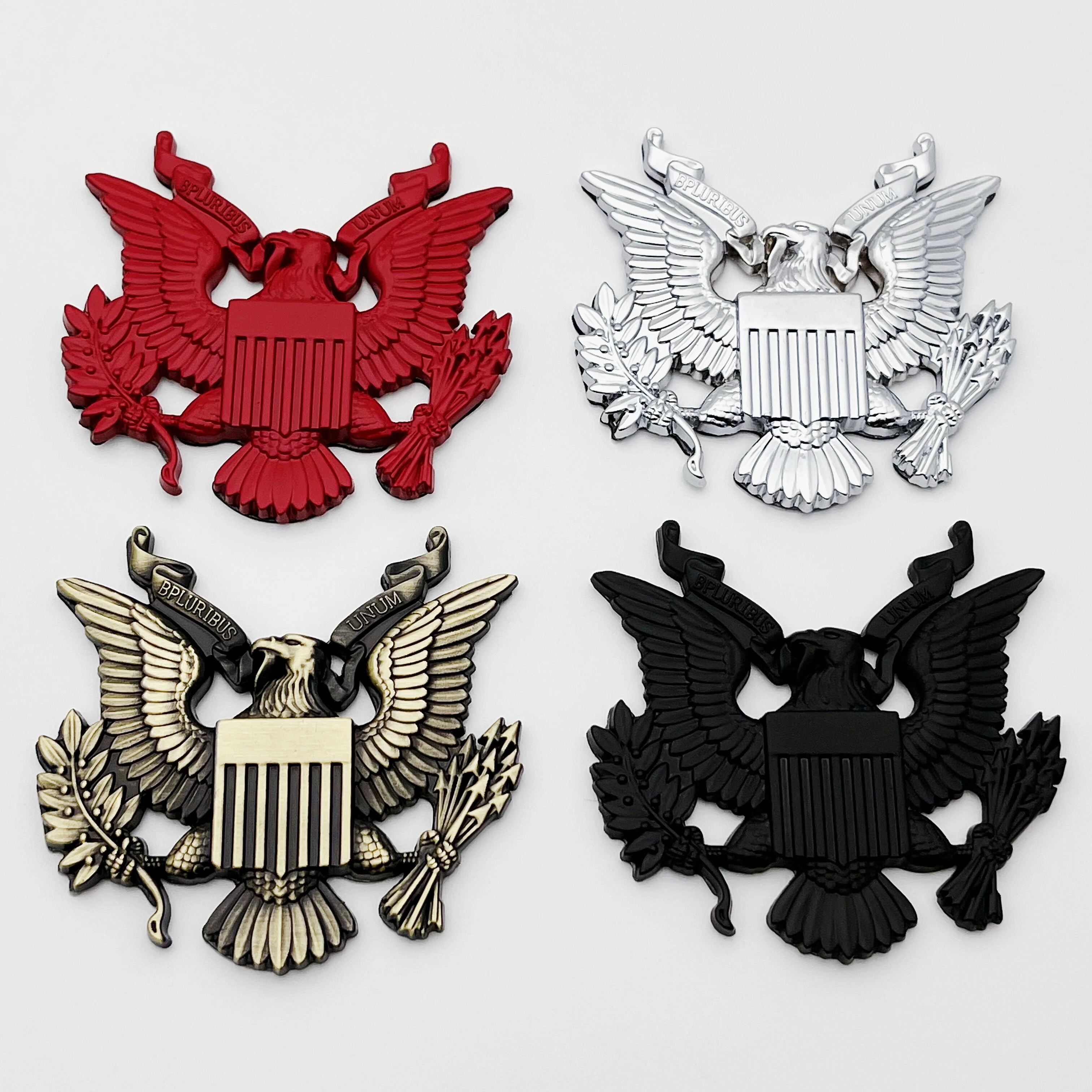 1 шт. украшение автомобиля 3D металлический орел логотип наклейки значок эмблема