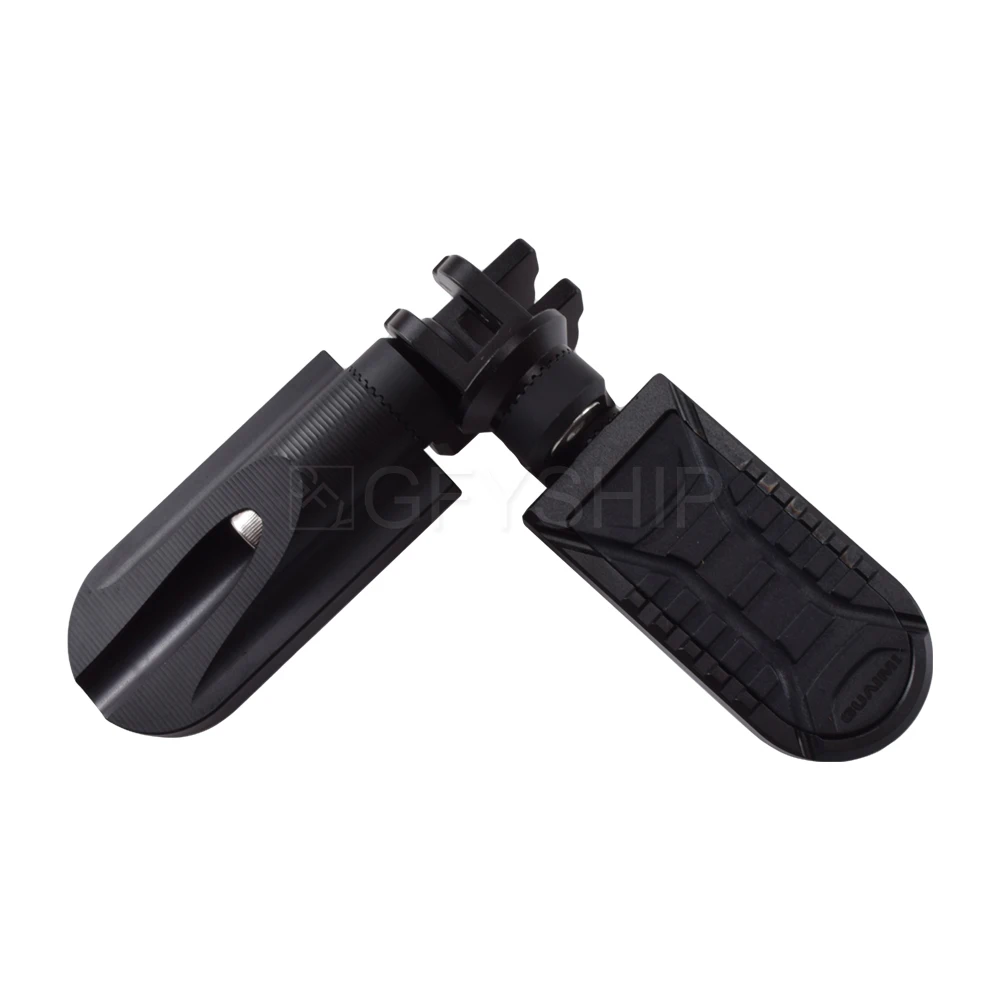 

For Harley Fat Bob / 114 2018 2019 2020 2021 2022 FXFB FXFBS Motorcycle Footrest 360 Rotatable Rider Foot Pegs Rests Front