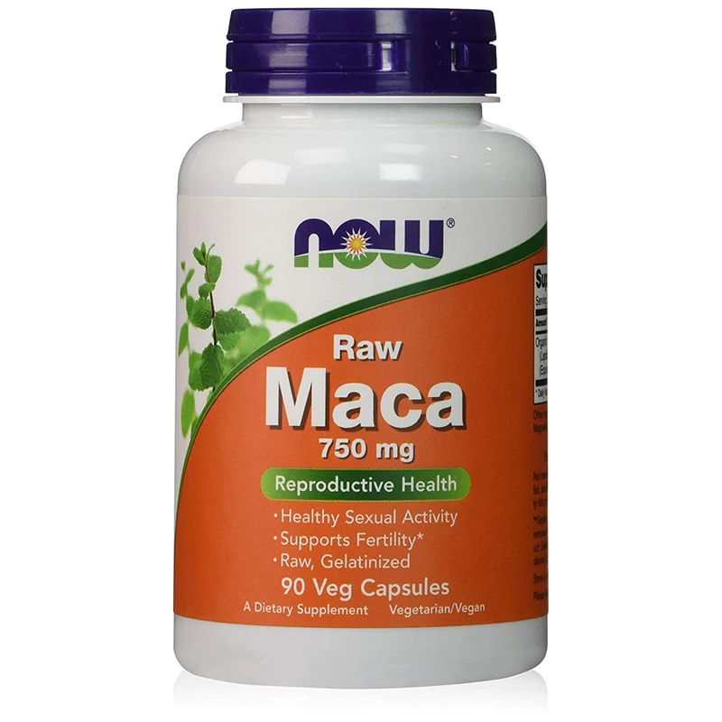 

Free shipping Raw Maca 750 mg Reproductive Health Healthy Sexual Activity Supports Fertility Raw,Gelatinized 90 Veg Capsules