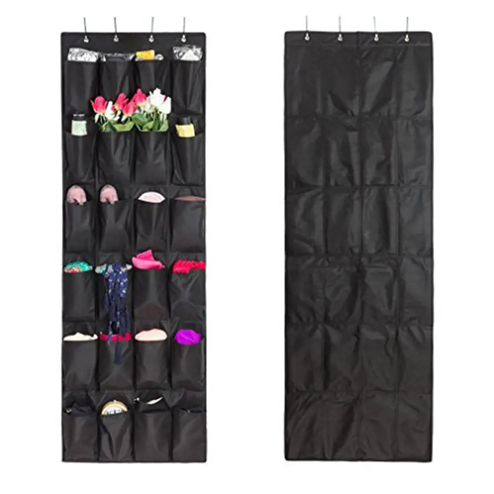 

Hanging Shoe Organizer Over the Door 20-Pocket Shoe Rack Door Shelf Hanger Holder Storage Bag