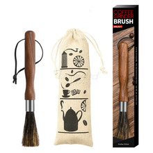 Detergente Cepillo de limpieza de molinillo de café con cerdas naturales...