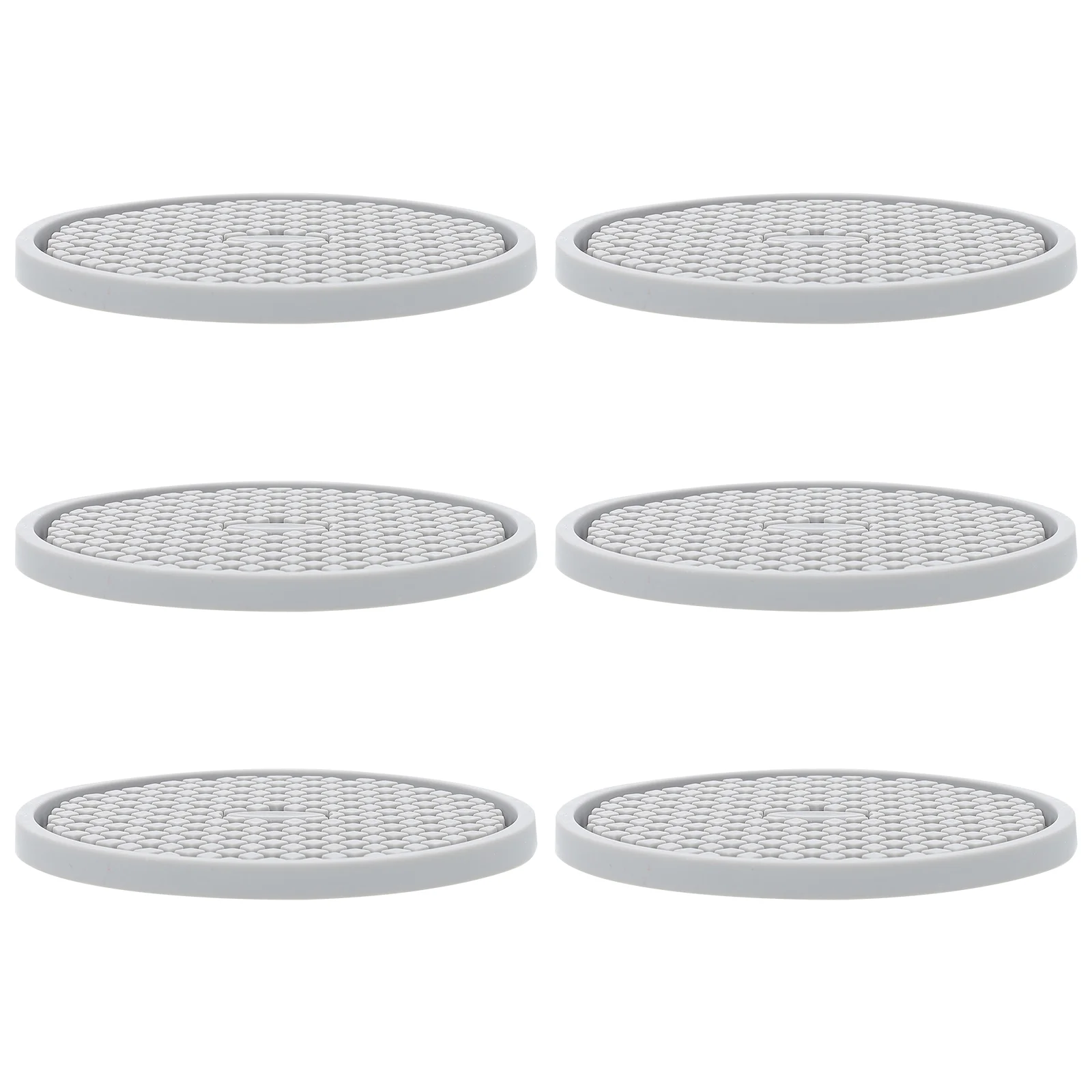 

Coasters Cup Coaster Mat Silicone Drink Pad Tabletea Coffee Absorbent Mug Drinks Rubber Non Decorative Anti Round Set Tray Water