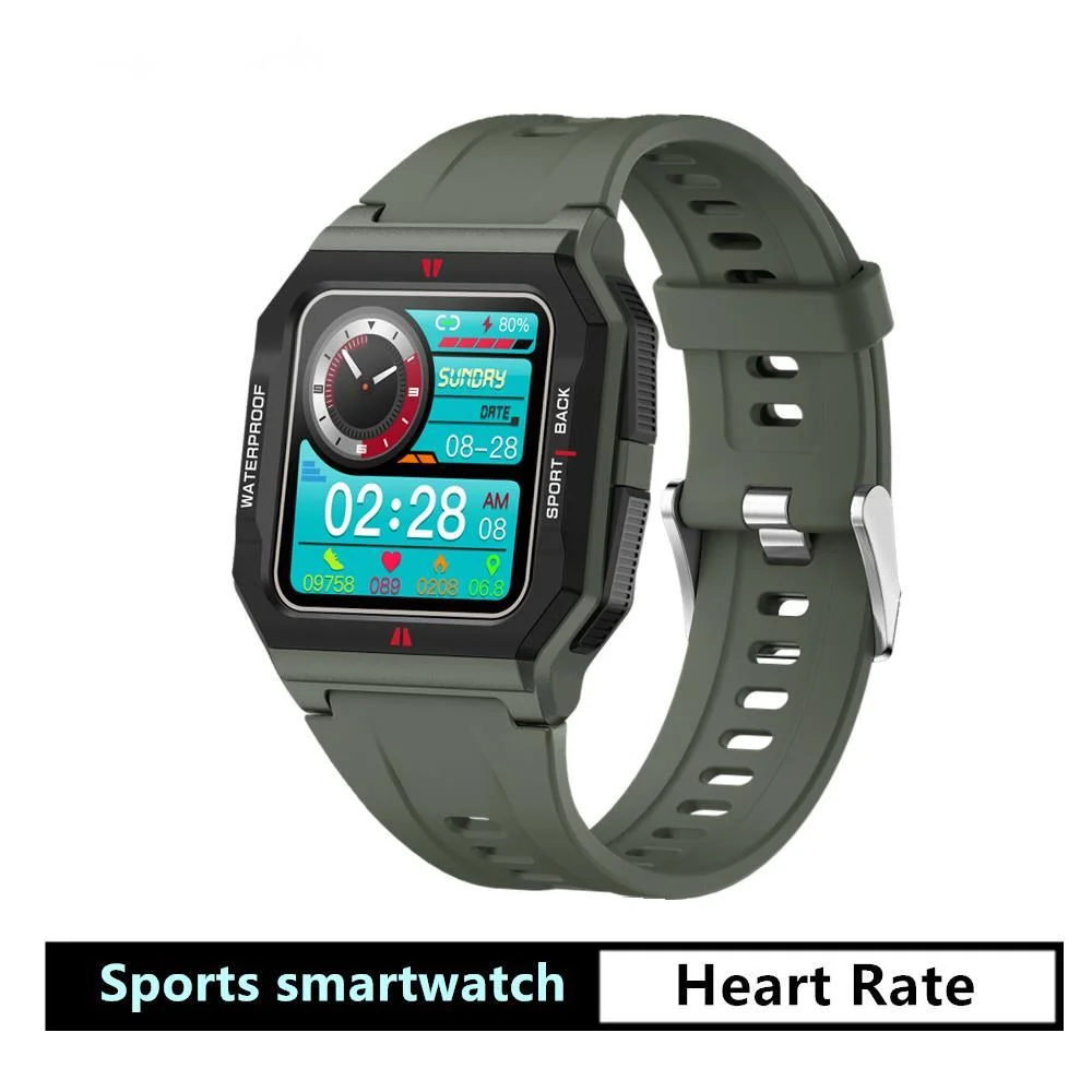 

New FT10 Men's Women Smart Watch Screen IP68 Waterproof Long Standby Blood Oxygen Heart Rate Detection Fitness Tracker