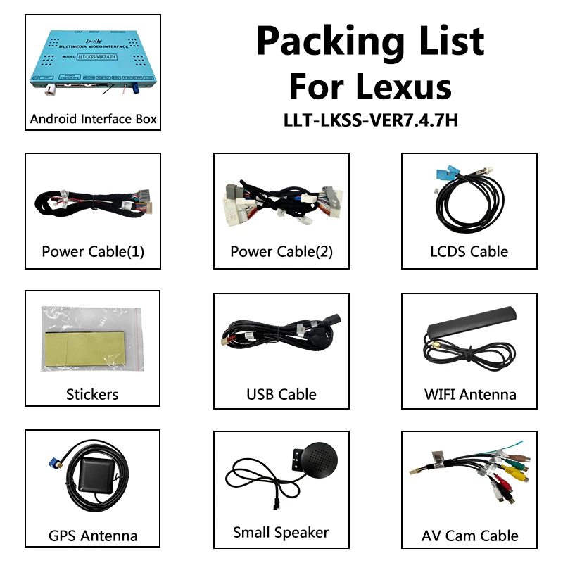 Интерфейс видео воспроизведения Android для автомобиля Lsailt для Lexus LX450D LX570 LX с управлением мышью 2016-2022 гг.