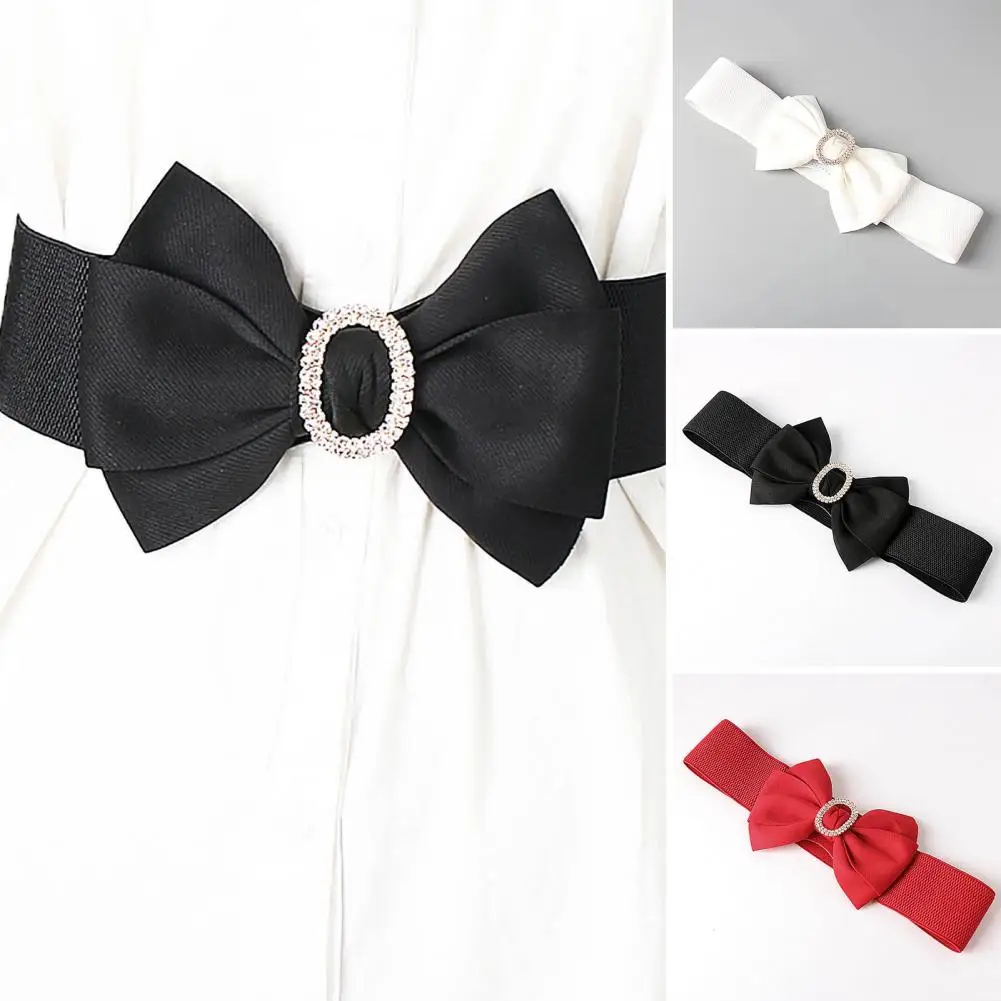 

Lady Waist Strap Big Bow-knot Women Girdle Elastic Band Lady Waist Strap