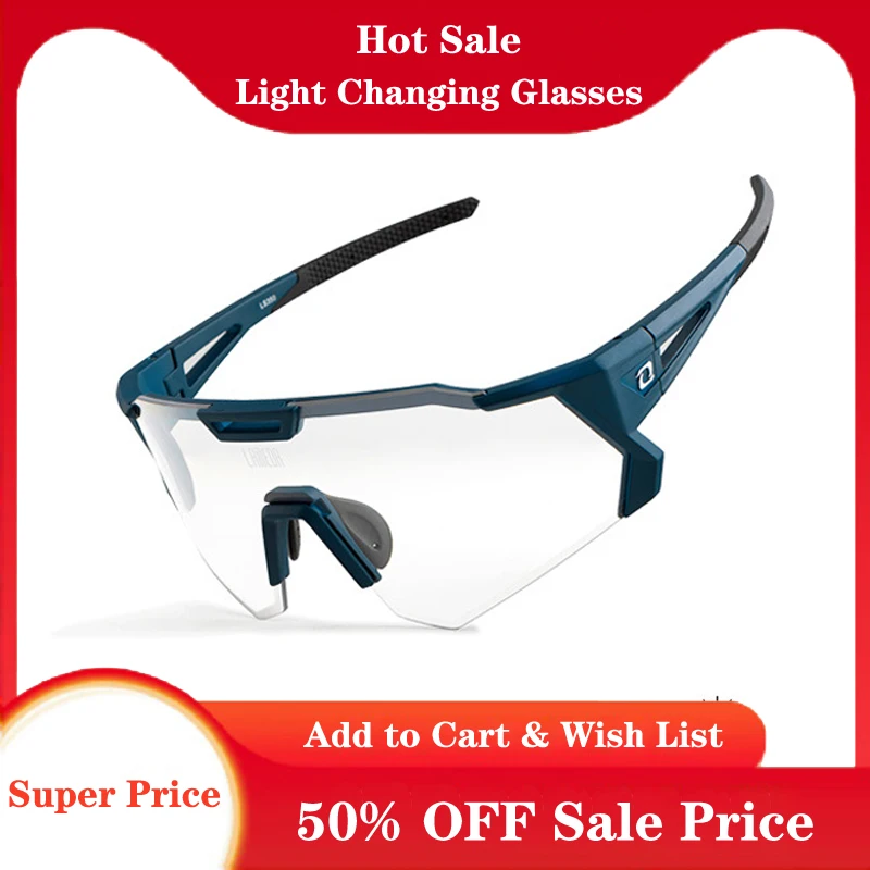 

LAMEDA Light Changing Glasses Color Changing Glasses Day and Night Glasses Men Women Road Bicycle Glasses Mountain Bike Glasses