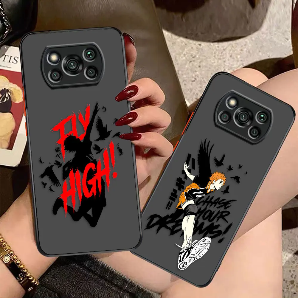 

Anime Oya Haikyuu Love Volleyball Matte Case for Xiaomi POCO X4 X3 X2 M4 M3 M2 F4 F3 GT F2 C40 PRO 4G 5G A3 MIX4 CIVI Case Shell
