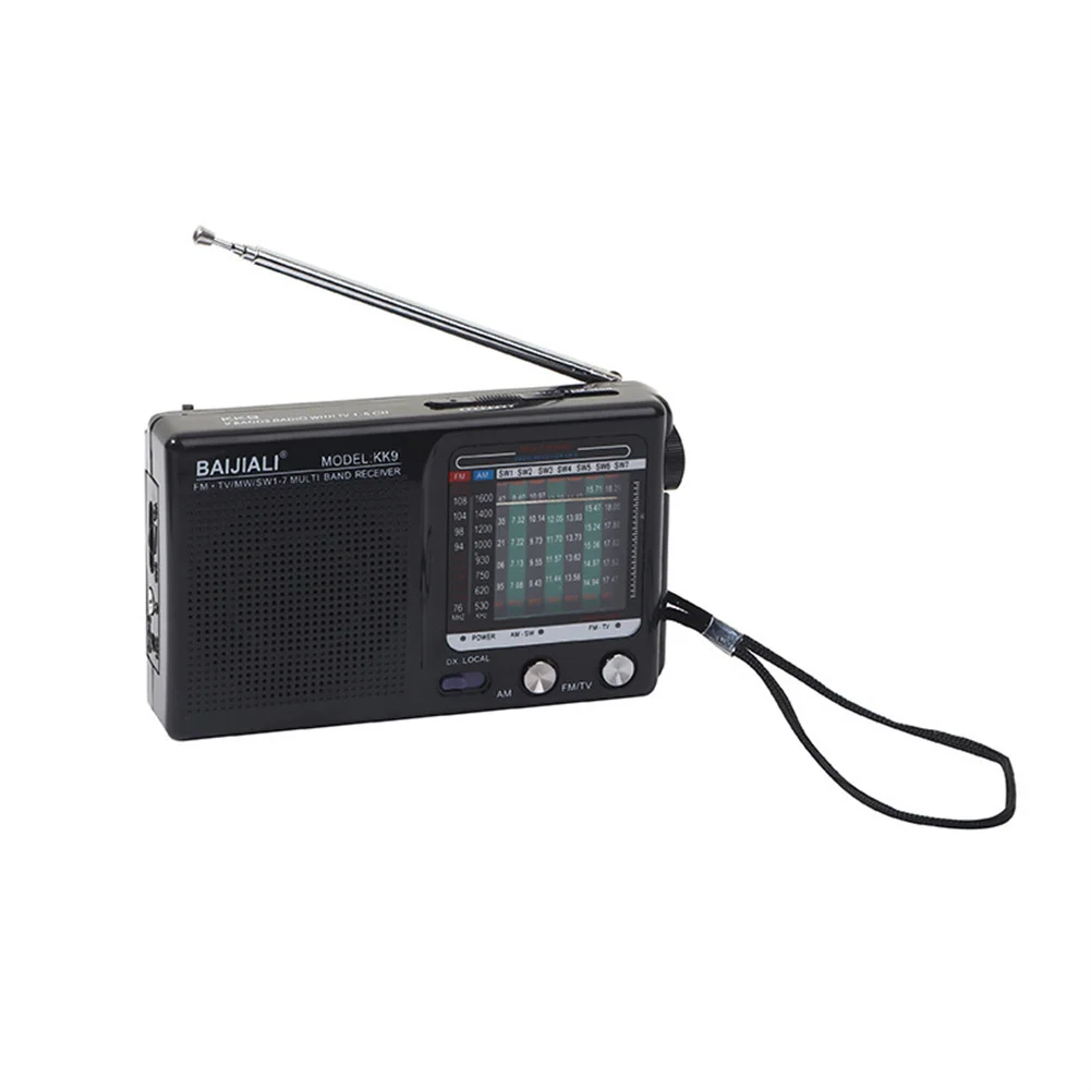 

KK9 SW AM FM Weather Radio Battery Operated Portable Pocket Radio Longest Lasting Mini Radio For Emergency Hurricane Walking