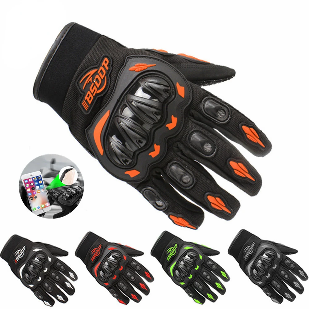 

Touch Gloves Breathable Full Finger Racing Guantes Luvas Outdoor Sports Protection Riding Waterproof Motorcycle Accessories