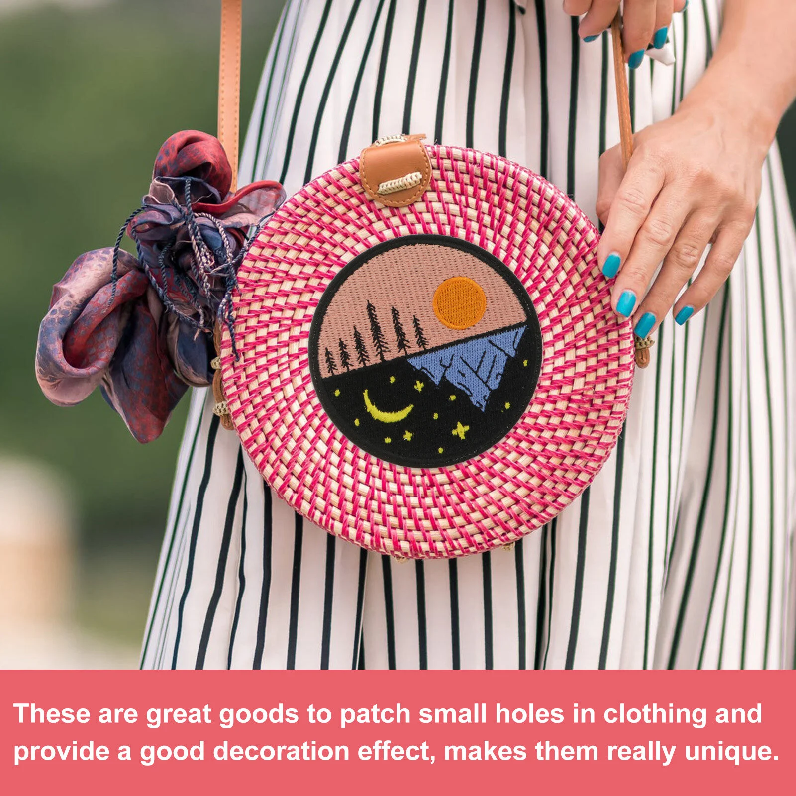 

Jeans Clothing Patch Stickers Embroidery Patches Decal Sewing Applique Hot Melt Garment Accessories Flower Embellishments