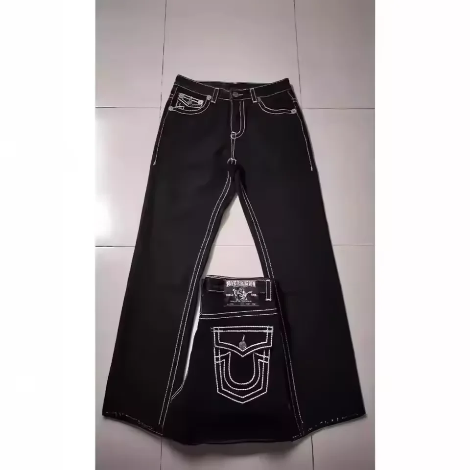 High Street белые прямые джинсы