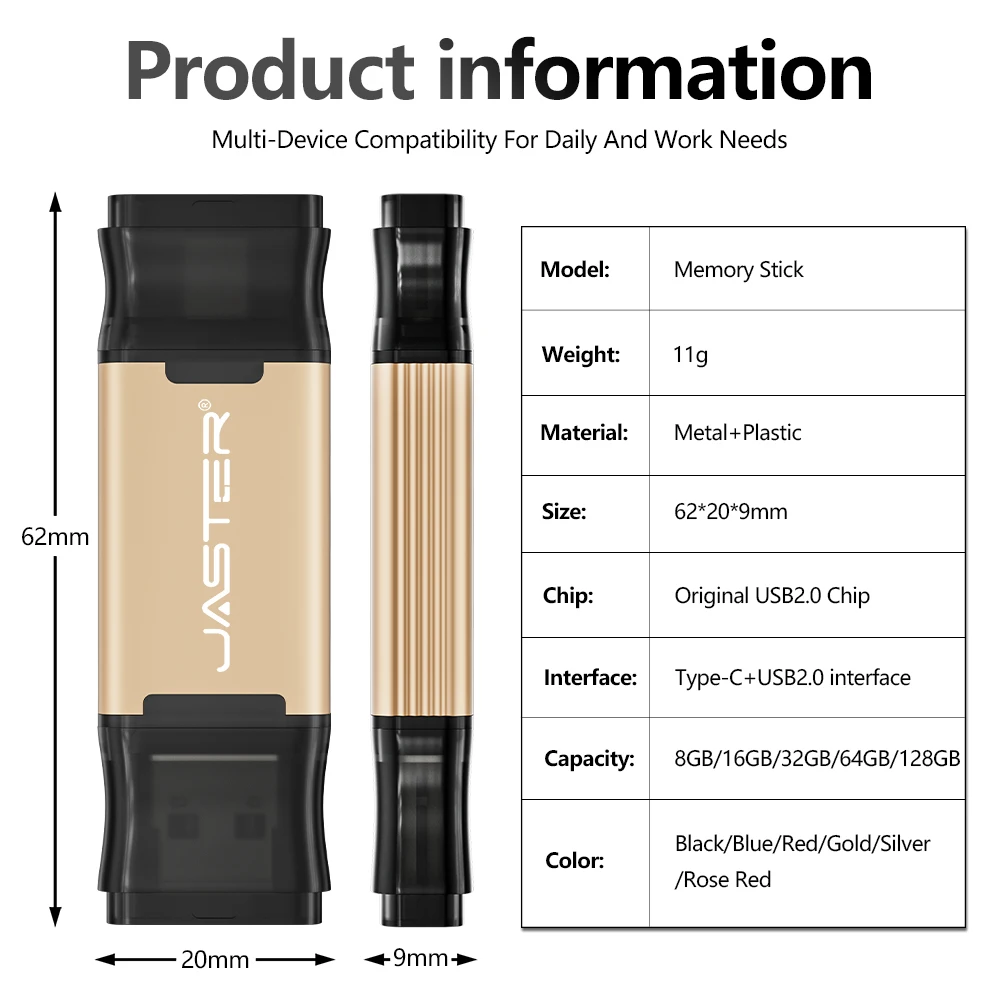 Фото USB-флешка Type-C пластиковая 128 ГБ с возможностью нанесения логотипа, флеш-накопитель 64 ГБ черного цвета, USB-накопитель 32 ГБ, креативный подарок, USB-флешка 16 ГБ с индивидуальным дизайном №2