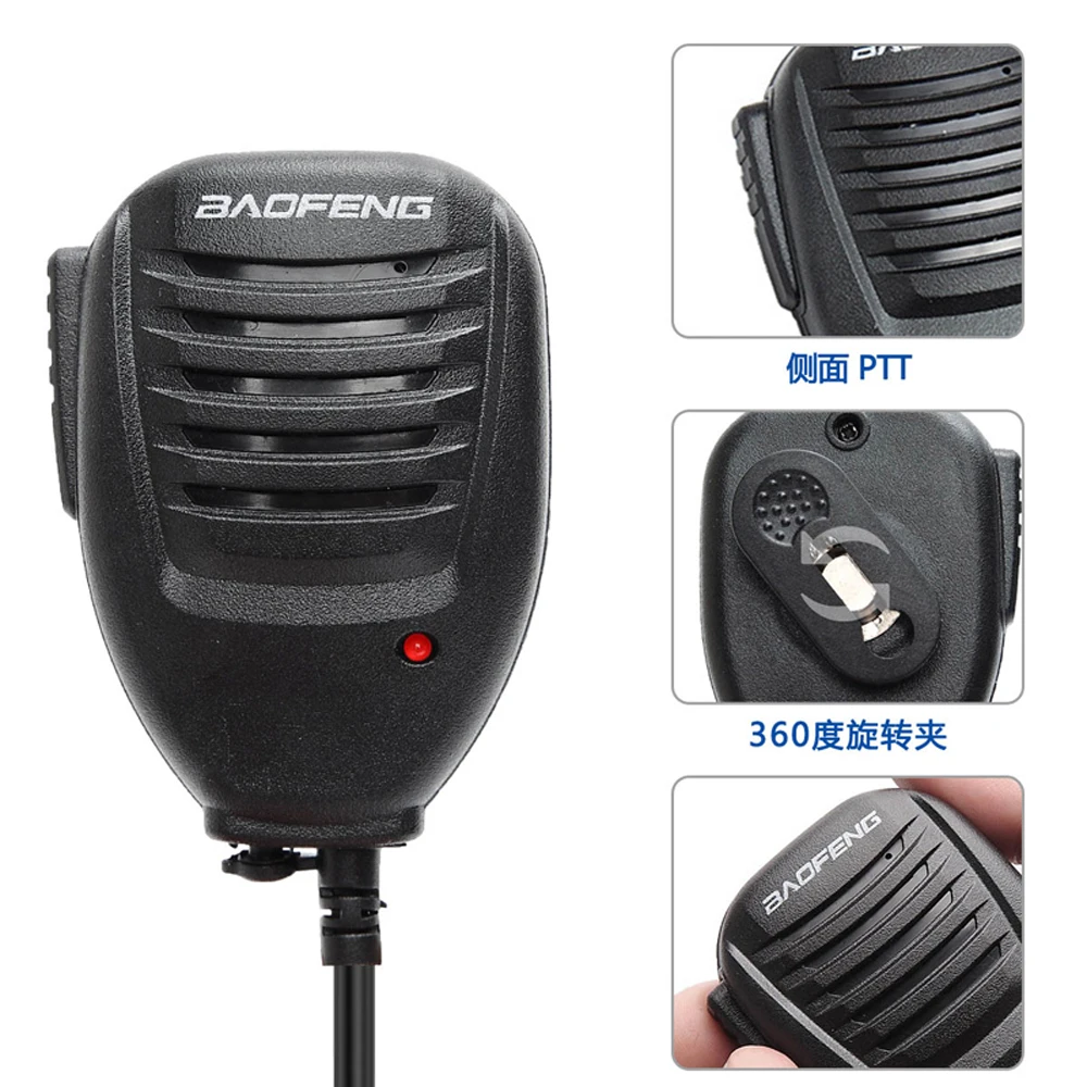 Baofeng UV9R Speaker Mic For BaoFeng UV-9R Plus UV-XR UV-9R Pro GT-3WP Waterproof Walkie Talkie Ham Two Way Radio enlarge