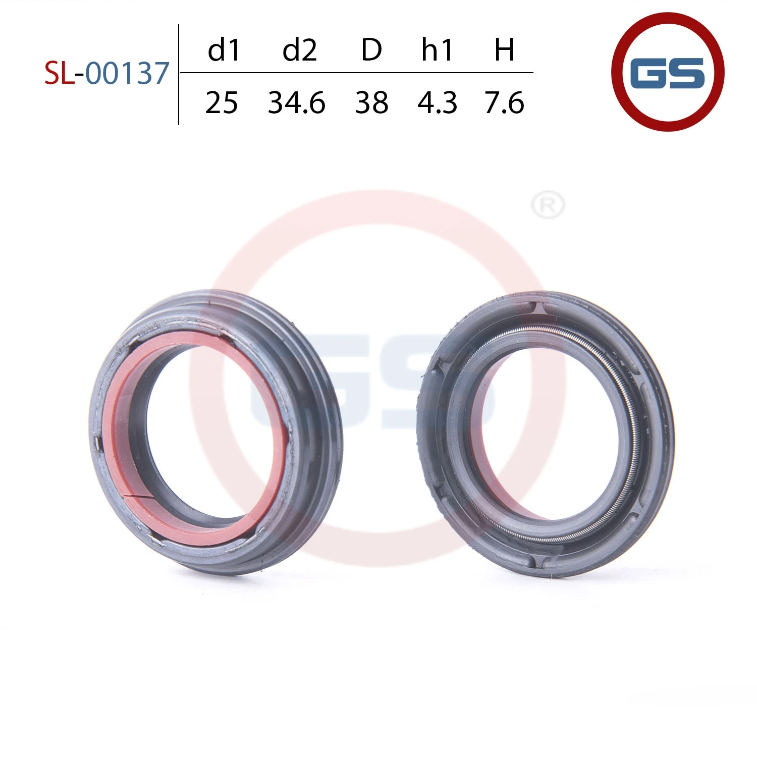 Сальник рулевой рейки SL-00137 25*34.6/38*4.3/7.6 (6V2) |