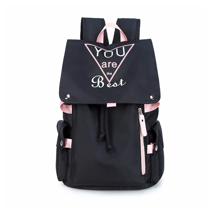 New Cute Kids School Backpack Waterproof Nylon School Bags For Girls Student Luminous Backpack Reflective Strip Children Gift