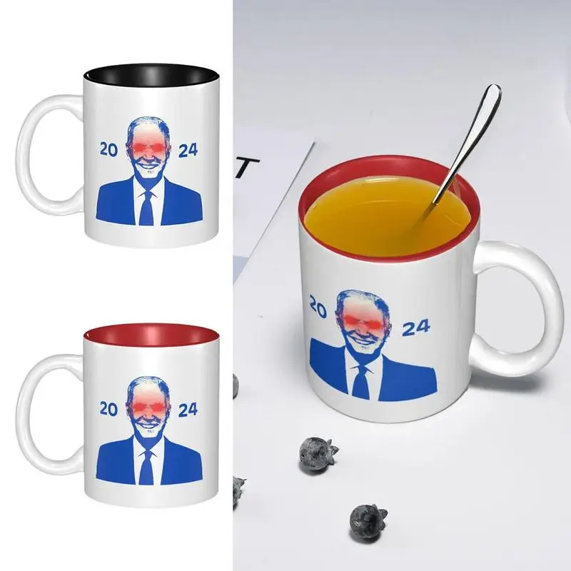 

Biden Coffee Mugs 2024 350ml Vote President Election Ceramic Biden Mug Funny Coffee Cups For Kitchen Decor Durable Travel Mug