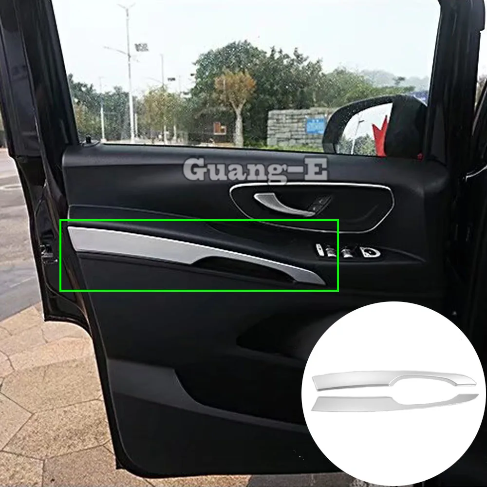 

For Mercedes Benz Vito W447 2016 2017 2018 2019 2020 2021 2022 Car Door Interior Window Handrail Panel Armrest Cover Trim Frame