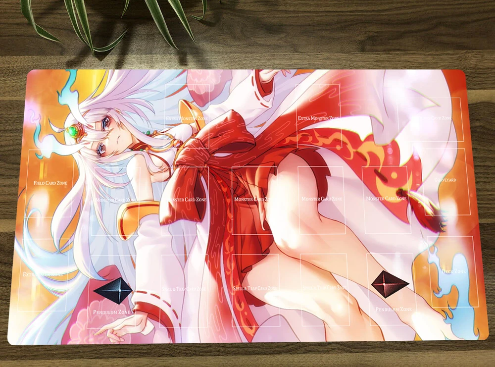 

YuGiOh Kurikara the Immovable Avatar TCG Mat Trading Card Game Mat CCG Playmat Mouse Pad Desk Table Play Mat Free Bag 60x35cm