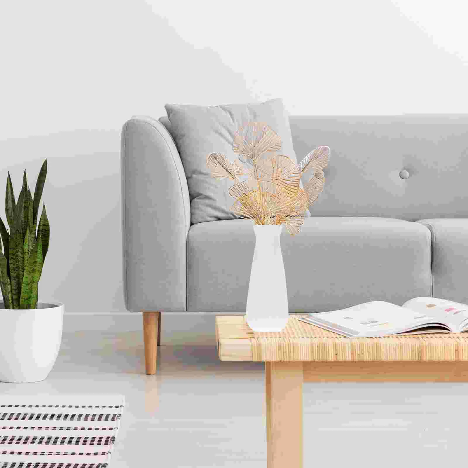 Декор для растений искусственный абрикосовый лист имитация золотых лопастей