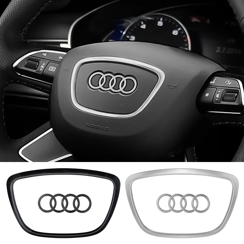 Автомобильный руль эмблема сменные аксессуары для ремонта автомобиля AUDI Q3 Q5 Q7 2017
