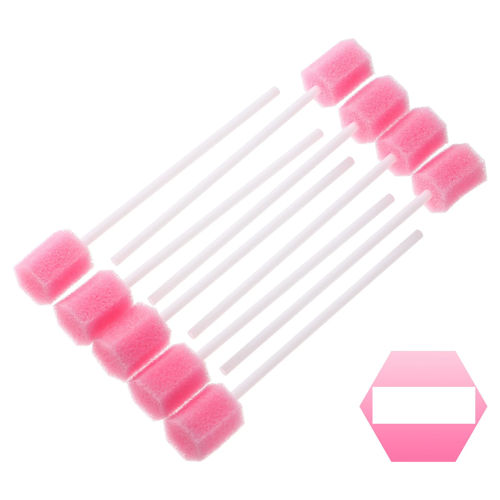 

100pcs Mouth Sponges On a Stick Toothettes Tooth Cleaning Oral Swabs